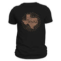 Texas State Men's T-Shirt Casual Crewneck Cotton Classic Design with Text and Map Print Hoodie, Sweatshirt | ZylaModa.com