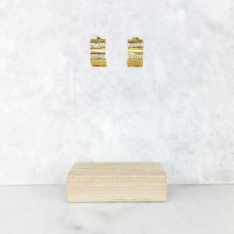 Textured Mini Hoop Earrings *Final Sale* T-Shirts, Hoodie, Sweatshirt | ZylaModa.com