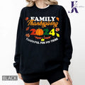 Thanksgiving Shirt 2024, Thanksgiving Family Party, Thanks My Tribe Autumn T-shirt Hoodie, Sweatshirt | ZylaModa.com