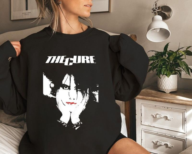 The Cure Lovesong Sweatshirt, Retro Band Fan Graphic Tribute T-Shirts, Hoodie | ZylaModa.com