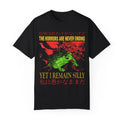 The Horrors Are Never Ending Yet I Remain Silly unisex Tshirt - Funny Japanese Frog Graphic Tee