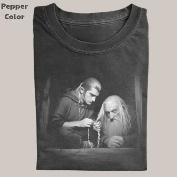 The Lord of the Rings Vintage Graphic Tee, Legolas Galdalf T-Shirt, Movies Tee, Unisex Meme Cringe Funny Dumb Shirt,...