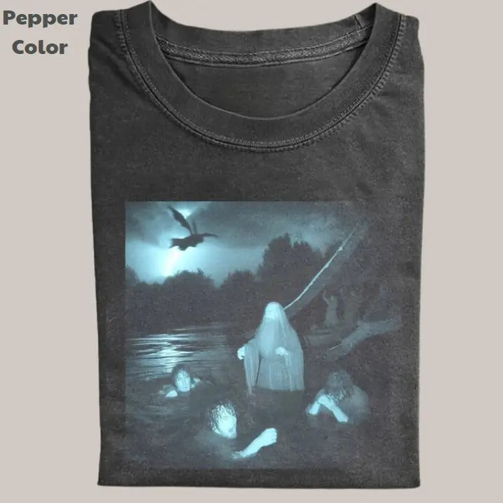 The Lord of the Rings Vintage Tee, Swimming T-Shirt, Movie Graphic Tee, Unisex Meme Cringe Funny Dumb Shirts, Menswear...