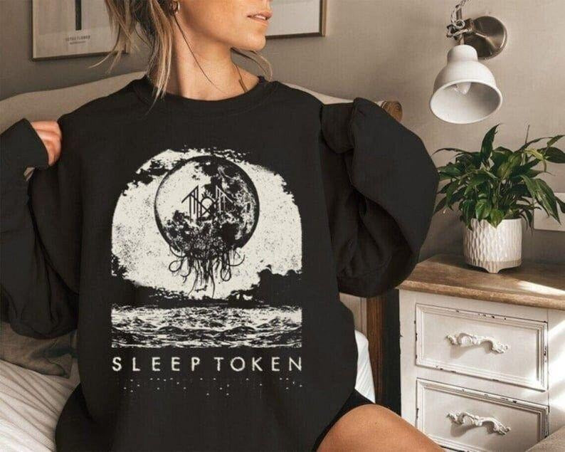 The Night Does Not Belong to God Sweatshirt, SleepToken Band Tribute T-Shirts, Hoodie | ZylaModa.com