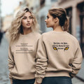 There once was a girl One Dark Window 2-sided Sweatshirt, the Monster peeks