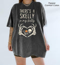 There's A Skelly in My Belly Shirt, Pregnant Skeleton Shirt, Skeleton Baby Halloween Maternity, Pregnancy Mom Gift...