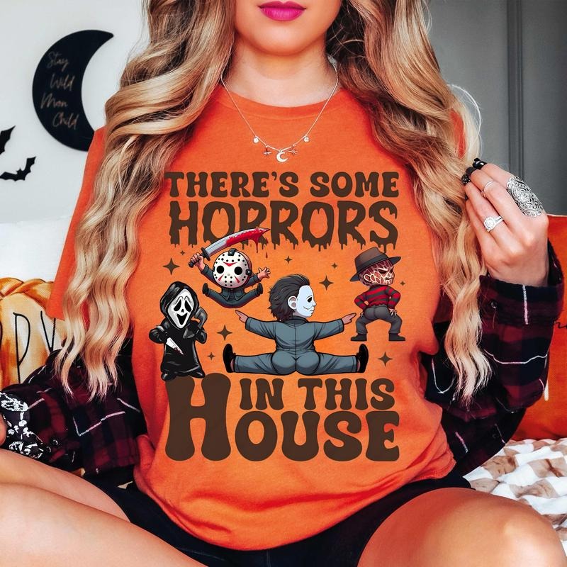 There's S0me Horrors In This House Shirt Dance, Funny Horror Shirt, Halloween 2024 Shirt Hoodie, Sweatshirt | ZylaModa.com