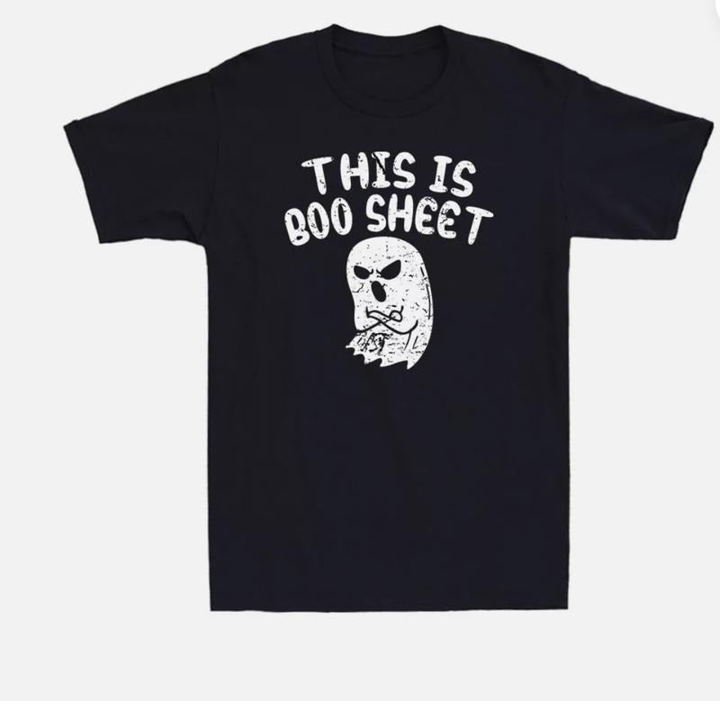 This Is Boo Sheet Ghost Pun Funny Halloween Costume Men's T-Shirtstyle{n002}2 T-Shirts, Hoodie, Sweatshirt | ZylaModa.com
