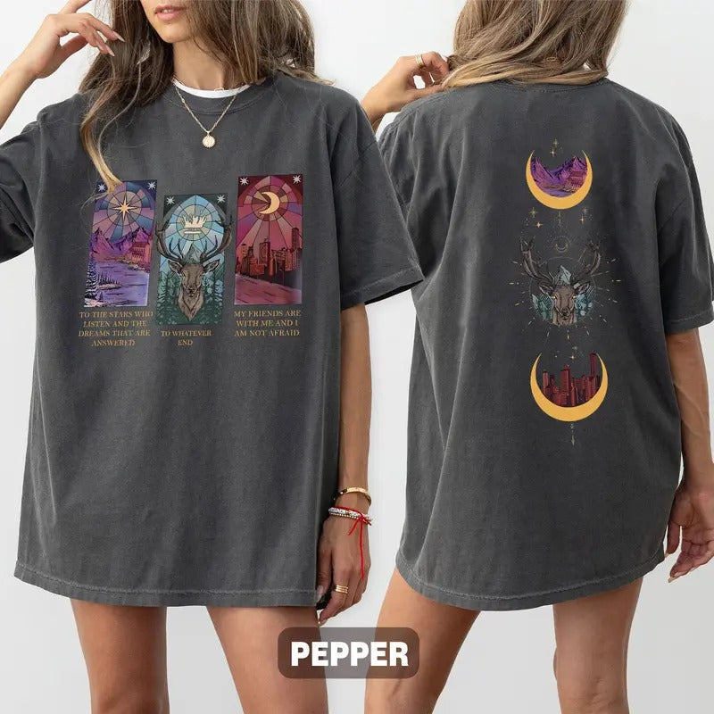 Throne Of Glass Comfort Colors Shirt, Velaris City Of Starlight Sweatshirt, Acotar Terrasen Shirt, Sjm Merch, Acotar...