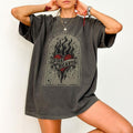 Throne of Glass Fireheart Shirt, Throne Of Glass Comfort Colors Tshirt, Terrasen To Whatever End Kingdom Of Ash Shirt,...