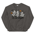 Tis The Season Checkered Ghost Sweatshirt Oversized trendy spooky Crewneck T-Shirts, Hoodie | ZylaModa.com