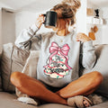 Tis The Season Christmas Tree Shirt, Christmas Tree Cake Sweatshirt, Coquette Bow Christmas Tee Shirt, Pink Christmas...