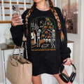 Tis the Season to be Creepy Sweatshirt, Halloween Chrismtas Shirt, Dead Inside Halloween Sweatshirt, Funny Halloween...