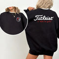 Titleist Logo #1 Ball In Golf Sweatshirt, Titleist Golf Script Tee, Casual Long Sleeve Unisex Shirt, Premium Cotton,...