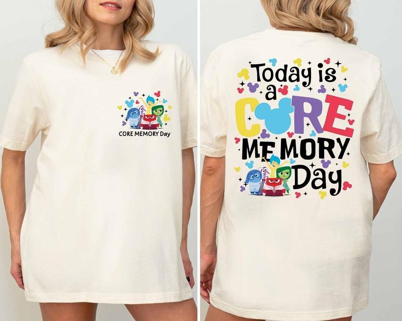 Today Is A Core Memory Day Shirt, Inside Out Movie Shirt Hoodie, Sweatshirt | ZylaModa.com