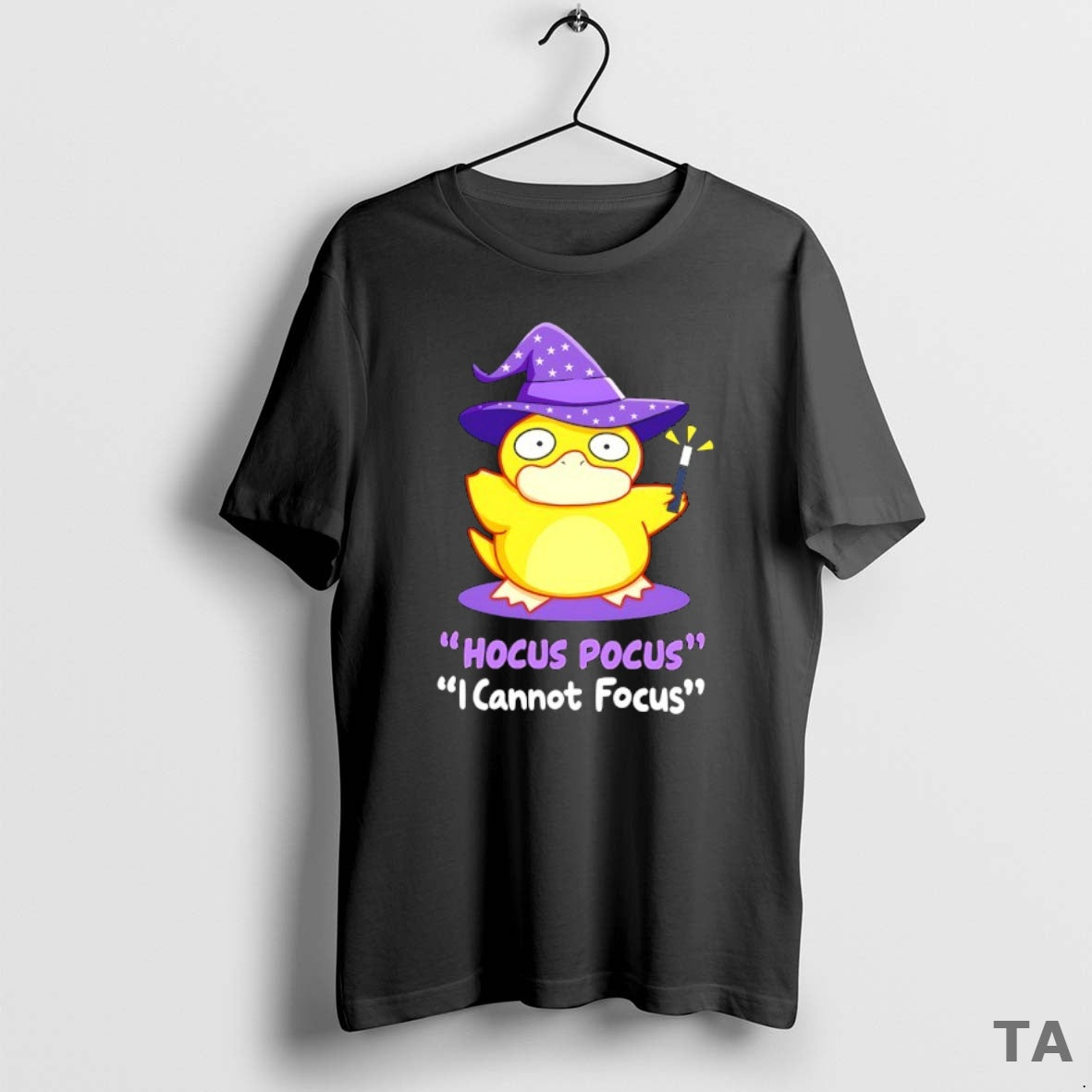 Top Duck Wizard Hocus Pocus I Cannot Focus T Shirt Sweater Hoodie, Sweatshirt | ZylaModa.com