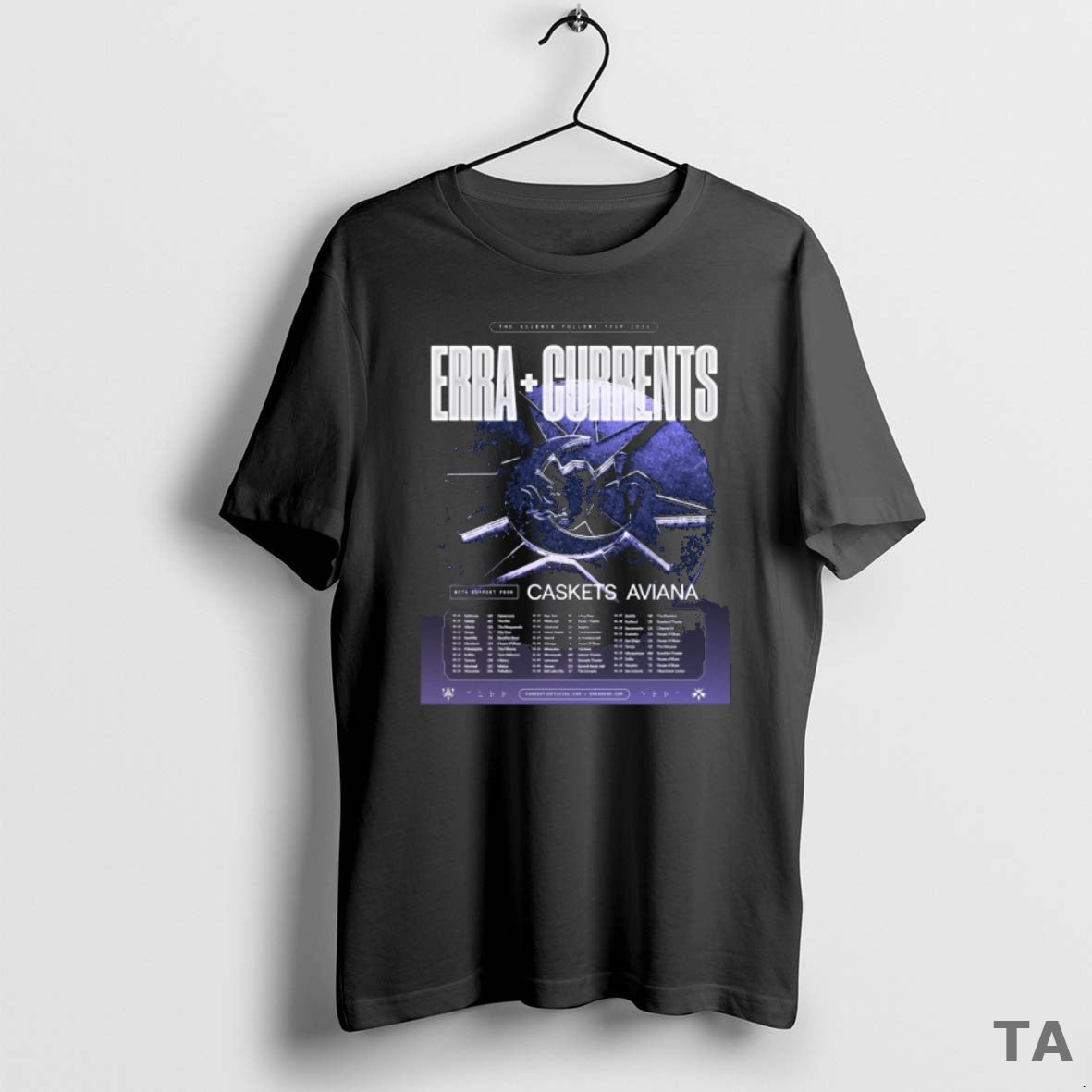Top Erra Band And Currents The Silence Follows Tour 2026 Dates T Shirt Sweater Hoodie, Sweatshirt | ZylaModa.com