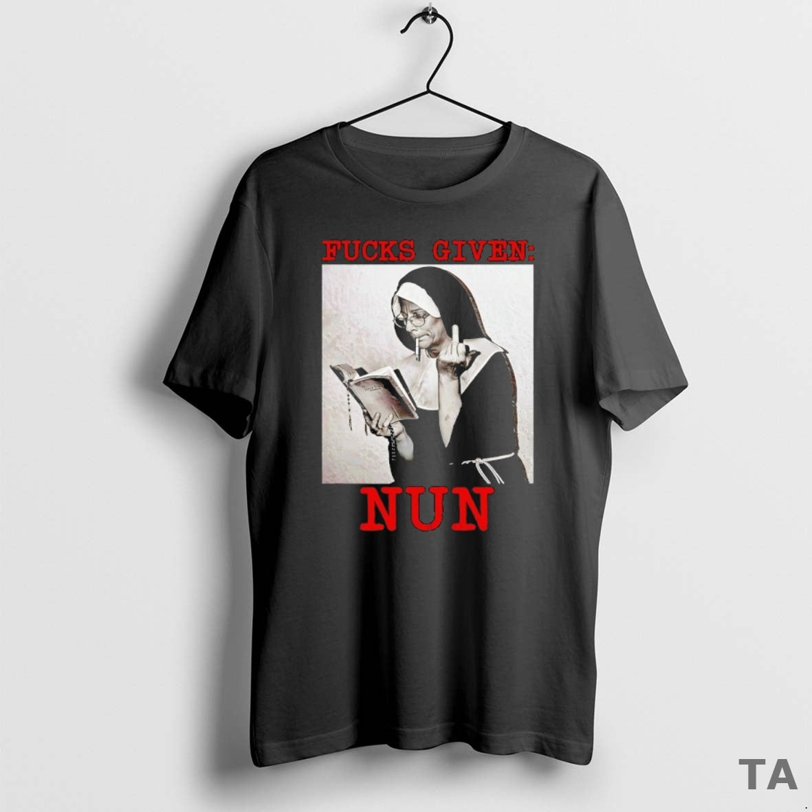 Top Fcks Given Nun T Shirt Sweater Hoodie, Sweatshirt | ZylaModa.com
