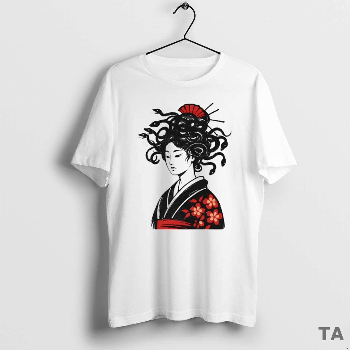Top Geisha Mith Snake Hair Circle T Shirt Sweater Hoodie, Sweatshirt | ZylaModa.com