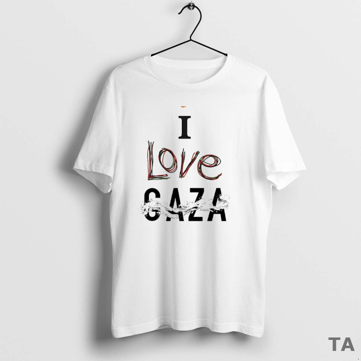 Top I Love Gaza Circle T Shirt Sweater Hoodie, Sweatshirt | ZylaModa.com