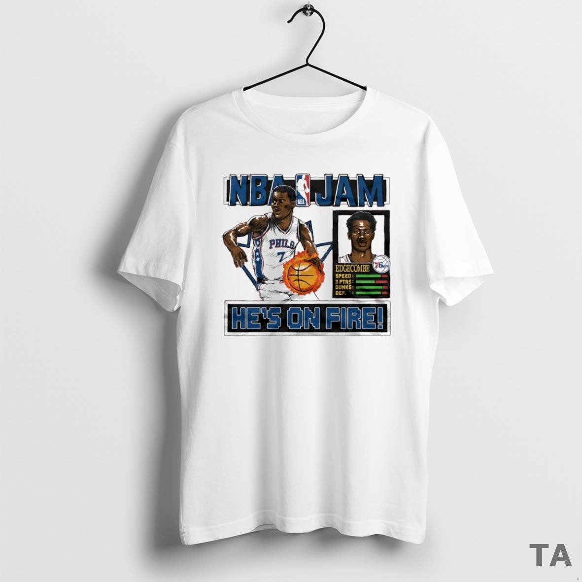 Top Nba Jam Philadelphia 76ers V J T Shirt Sweater Hoodie, Sweatshirt | ZylaModa.com