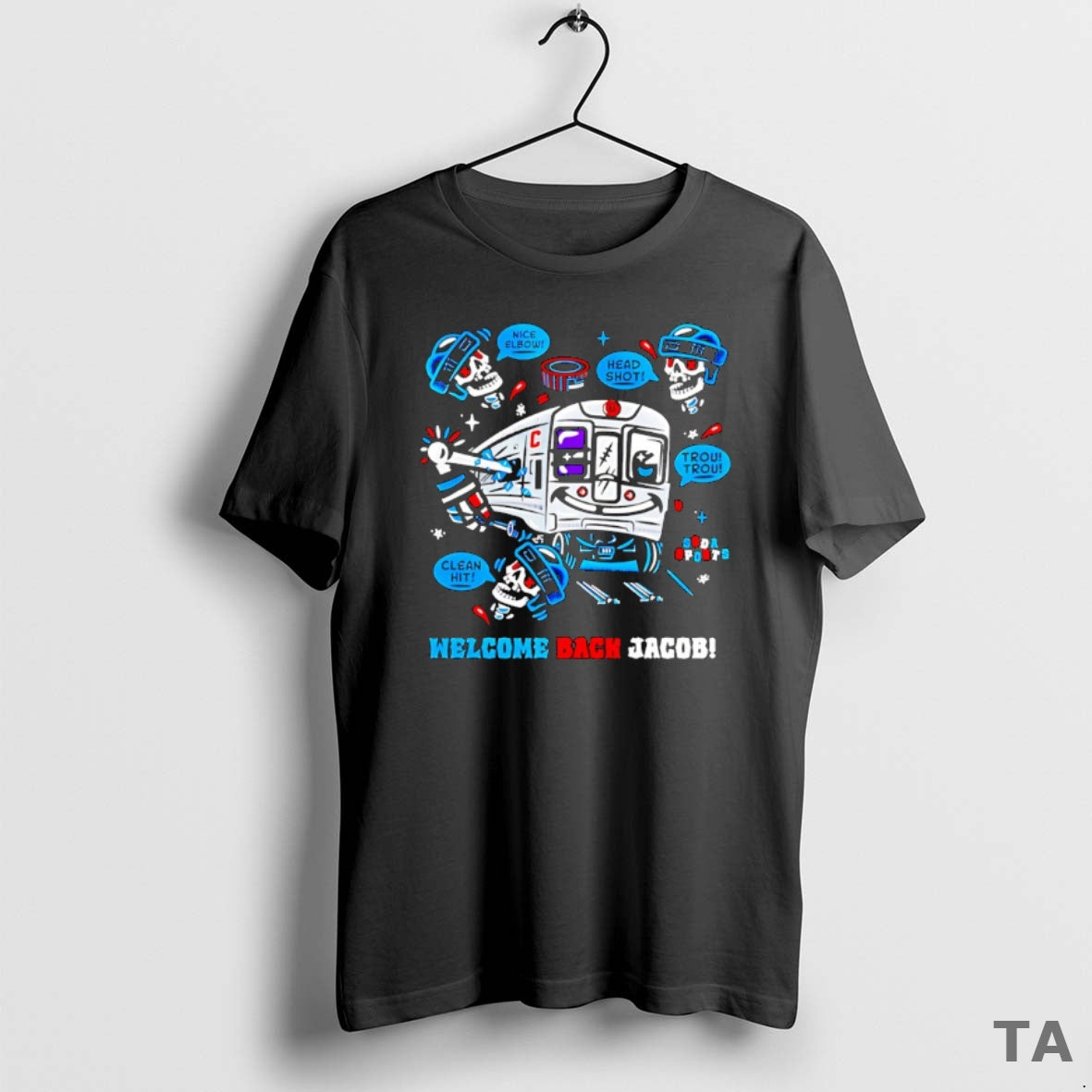 Top New York Rangers Welcome Back Jacob Nice Elbow Head Shot Trou Trou Clean Hit T-Shirts, Hoodie, Sweatshirt | ZylaModa.com