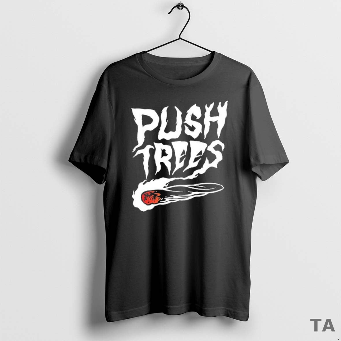 Top Push Trees The Somethings Burning Smoking T Shirt Sweater Hoodie, Sweatshirt | ZylaModa.com