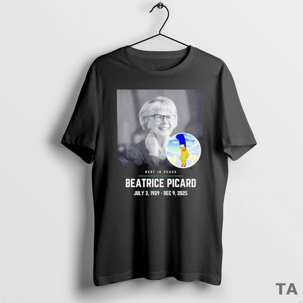 Top Rest In Peace Beatrice Picard 2025 T Shirt Sweater Hoodie, Sweatshirt | ZylaModa.com