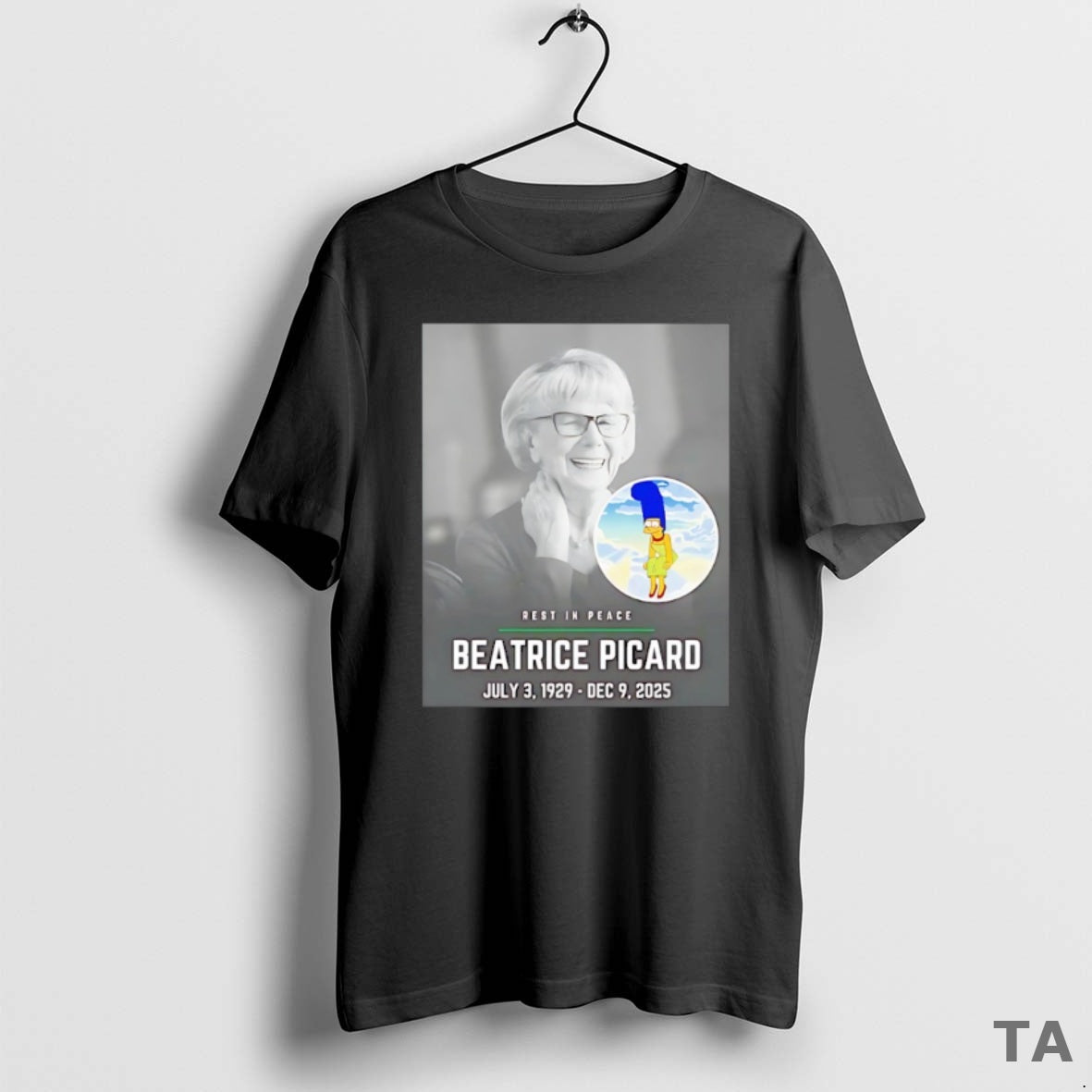 Top Rest In Peace Beatrice Picard July 3 1929 Ded 9 2025 T Shirt Sweater Hoodie, Sweatshirt | ZylaModa.com