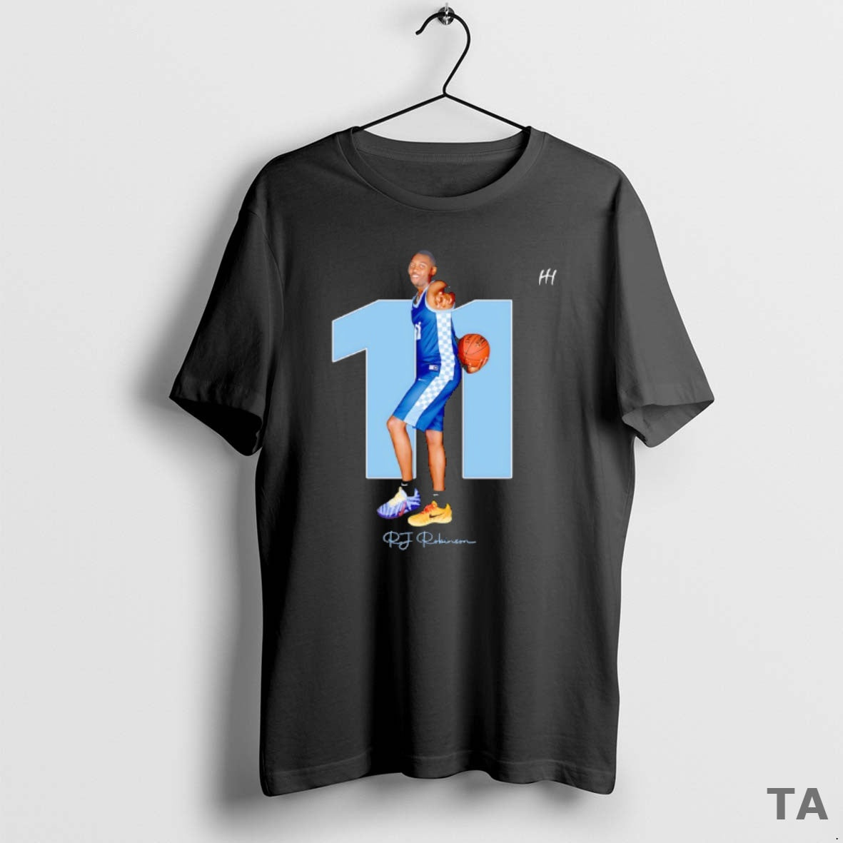 Top Rj Robinson 11 Blue Mountain Toppersl Basketball Signature T Shirt Sweater Hoodie, Sweatshirt | ZylaModa.com