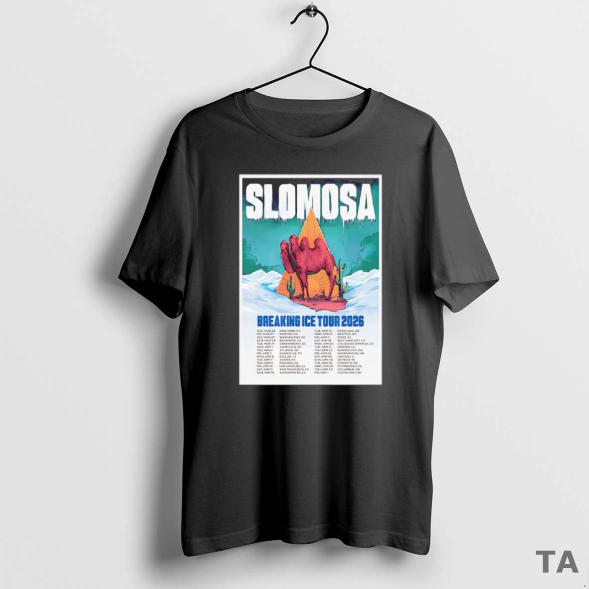 Top Slomosa Breaking Ice Tour 2026 T Shirt Sweater Hoodie, Sweatshirt | ZylaModa.com