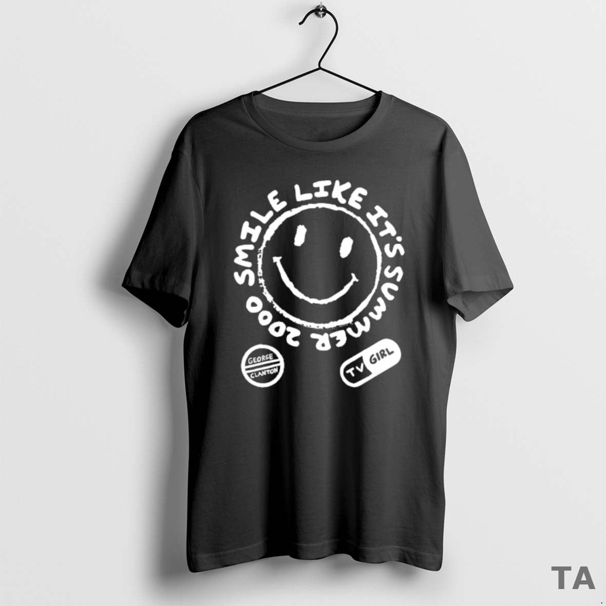 Top Tv Girl George Clanton Smile Like Its Summer 2000 T Shirt Sweater Hoodie, Sweatshirt | ZylaModa.com