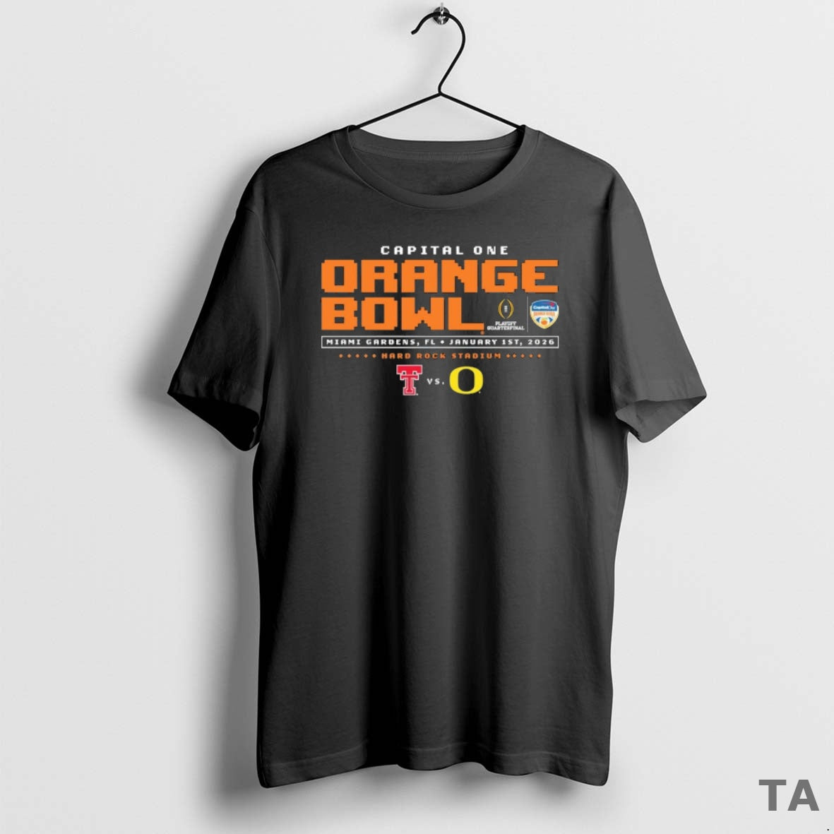 Top Texas Tech Vs Oregon 2025 Orange Bowl T Shirt Sweater Hoodie, Sweatshirt | ZylaModa.com