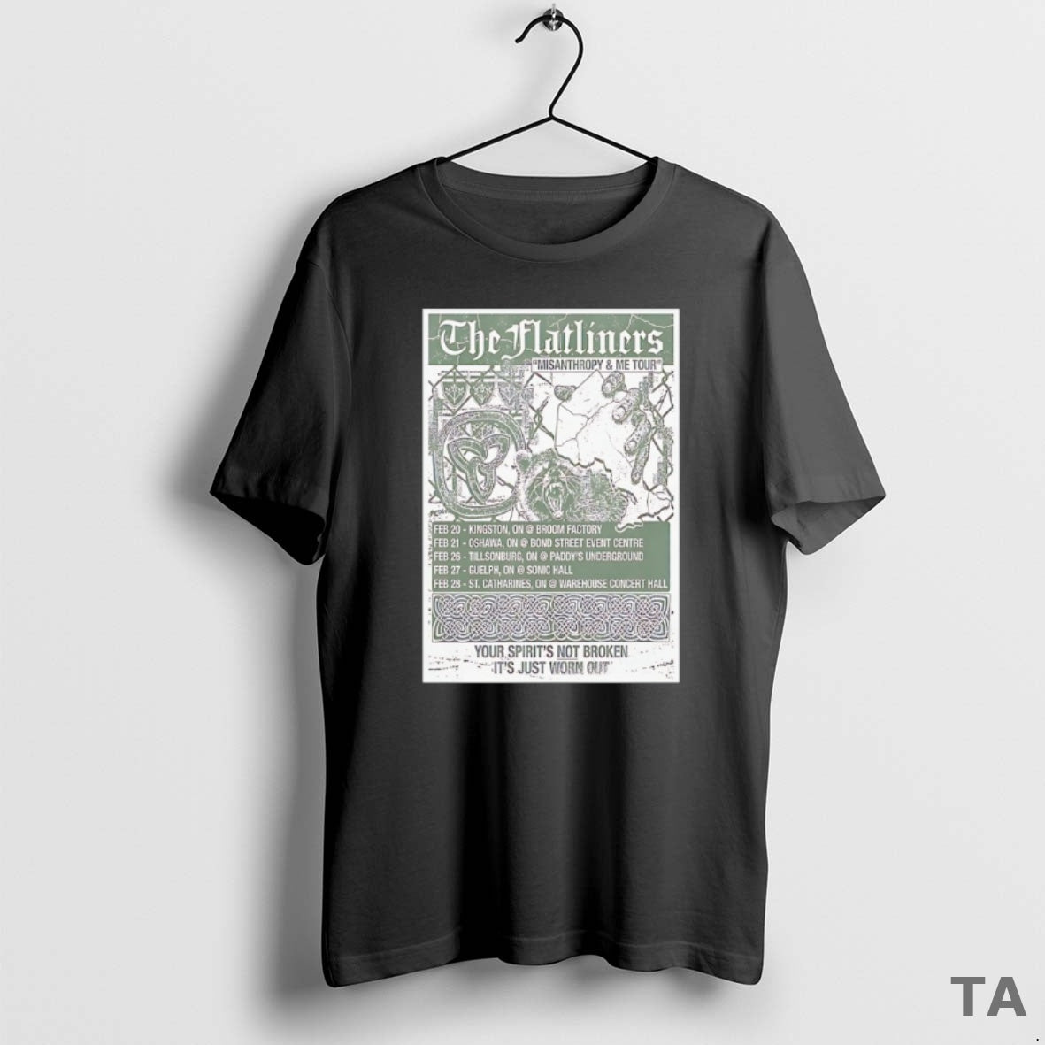 Top The Flatliners Misanthropy And Me Tour 2026 T Shirt Sweater Hoodie, Sweatshirt | ZylaModa.com