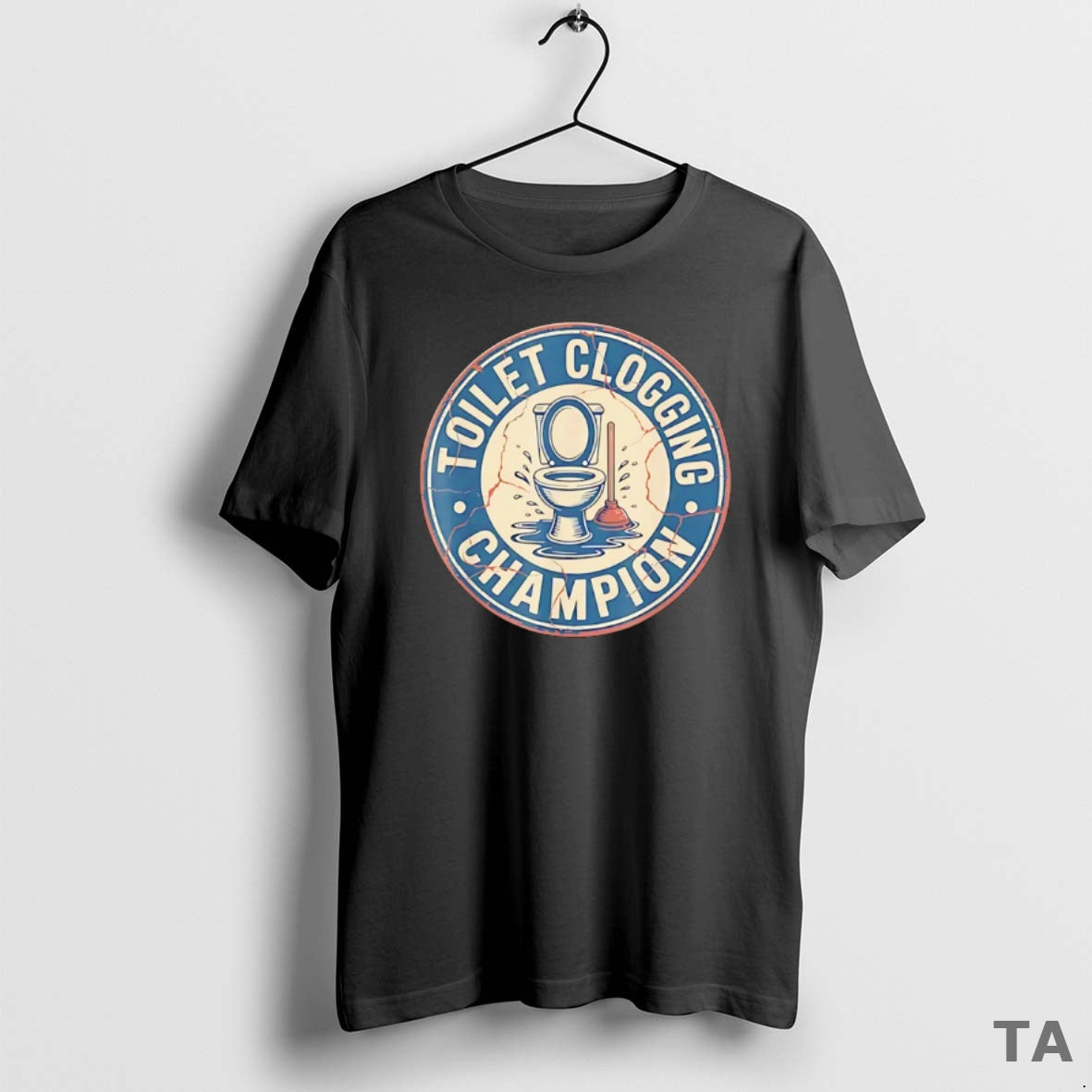 Top Toilet Clogging Champion Retro T Shirt Sweater Hoodie, Sweatshirt | ZylaModa.com
