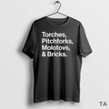Top Torches Pitchforks Molotovs And Bricks 2025 World Tour T Shirt Sweater Hoodie, Sweatshirt | ZylaModa.com
