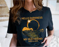 Total Solar Eclipse 2024 Shirt, Hello Darkness My Old Friend, April 8th 2024 Shirt, Total Solar Eclipse April 8 2024...