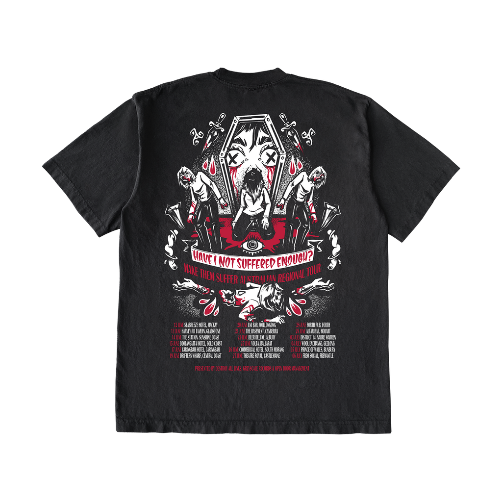 "Have I Not Suffered Enough Tour" T-Shirt Hoodie, Sweatshirt | ZylaModa.com (Image 2)