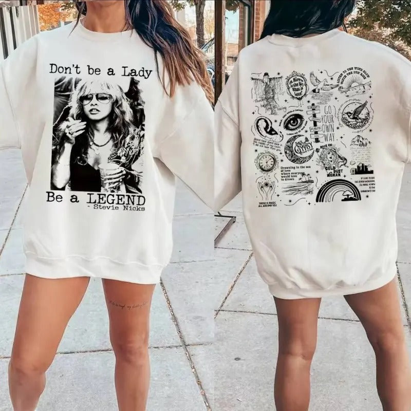 Tracklist Stevie Nicks 2 Sides Newest Shirt Sweatshirt Hoodie, Silver Springs Shirt, Gifts For Her | ZylaModa.com