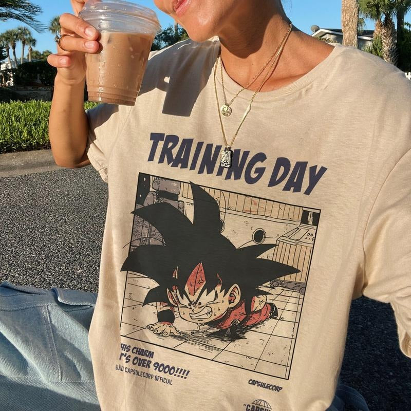 Training Day Dr4gon B4ll T-shirt, 4nime Manga Lovers Sweatshirt Hoodie A2 | ZylaModa.com