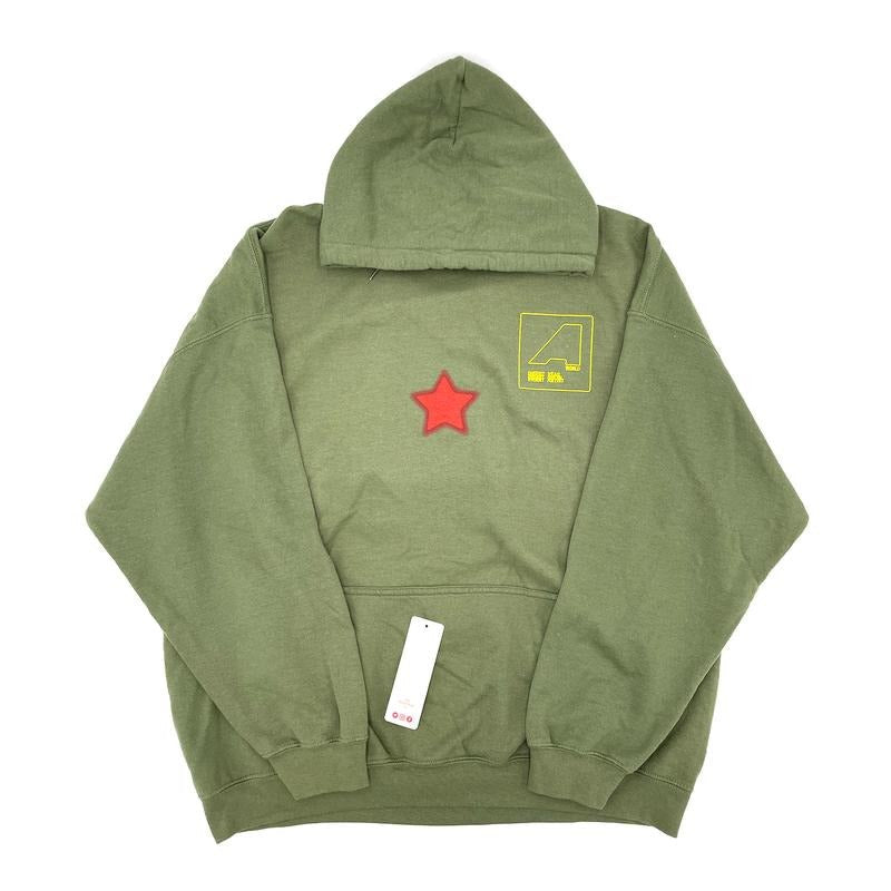 Travis Scott Astroworld Shattered Face Olive Hoodie 93665-569 Men's Size XL-XXL T-Shirts, Sweatshirt | ZylaModa.com