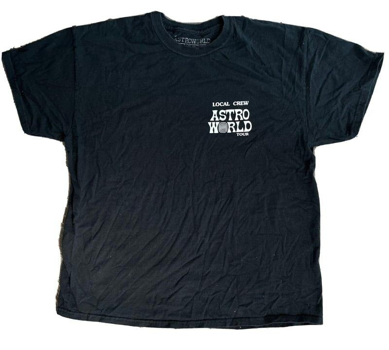 Travis Scott Astroworld Tour Local Crew Tee Hoodie, Sweatshirt | ZylaModa.com