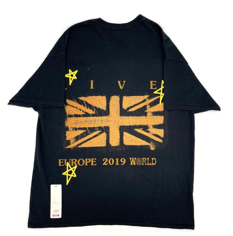 Travis Scott Black Union Jack Black Tee 93665-258 Men's Size S-XXL Hoodie, Sweatshirt | ZylaModa.com