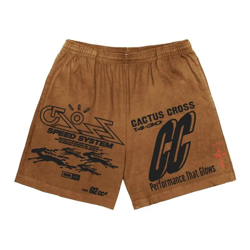 Travis Scott Cactus Jack 92CC Shorts Brown T-Shirts, Hoodie, Sweatshirt | ZylaModa.com