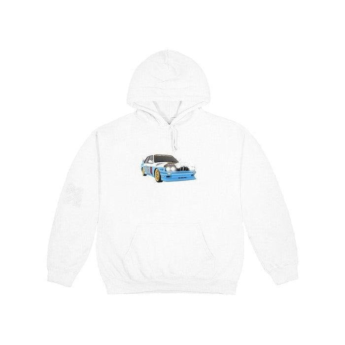 Travis Scott JACKBOYS Vehicle Hoodie White T-Shirts, Sweatshirt | ZylaModa.com