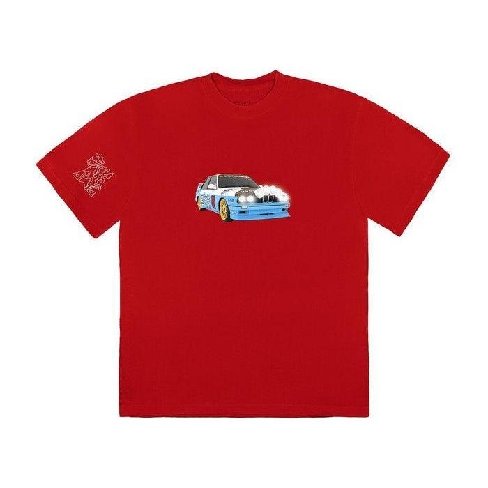 Travis Scott JACKBOYS Vehicle T-Shirt Red Hoodie, Sweatshirt | ZylaModa.com