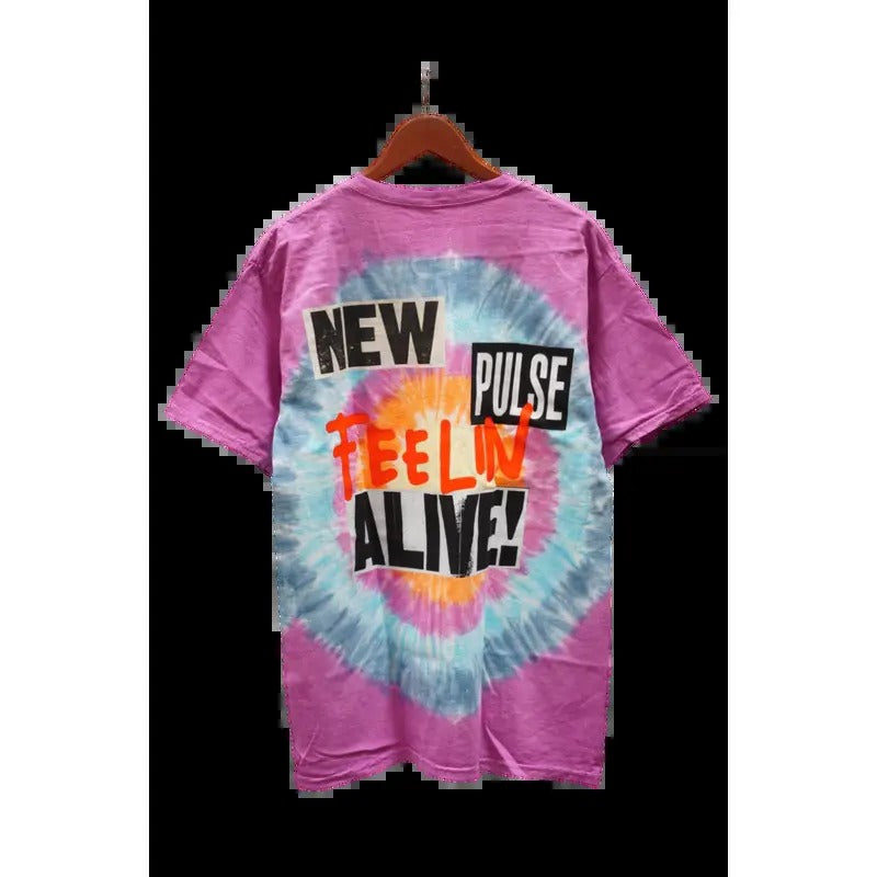 Travis Scott New Pulse Feeling Alive! Tee Tie-Dye Hoodie, Sweatshirt | ZylaModa.com