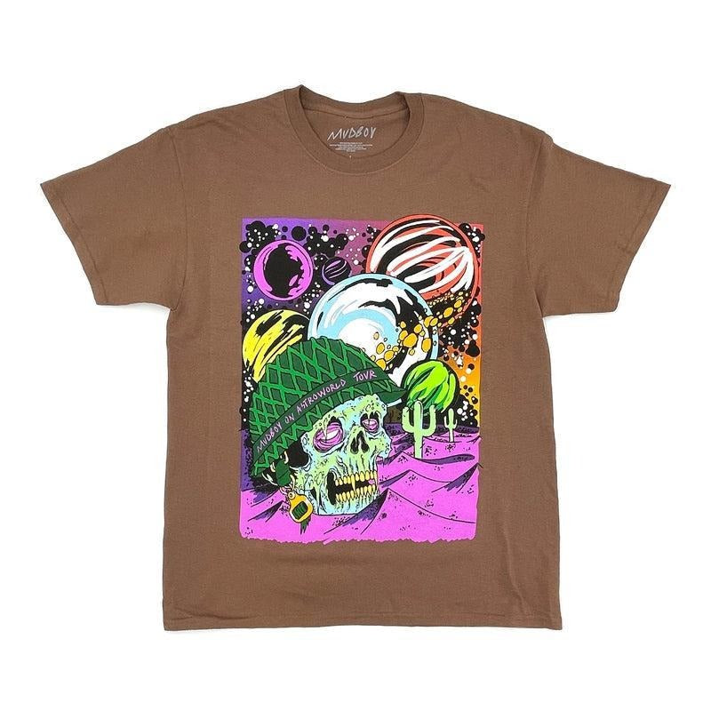 Travis Scott x Sheck Wes Mudboy on Astroworld Tour Tee Brown Hoodie, Sweatshirt | ZylaModa.com