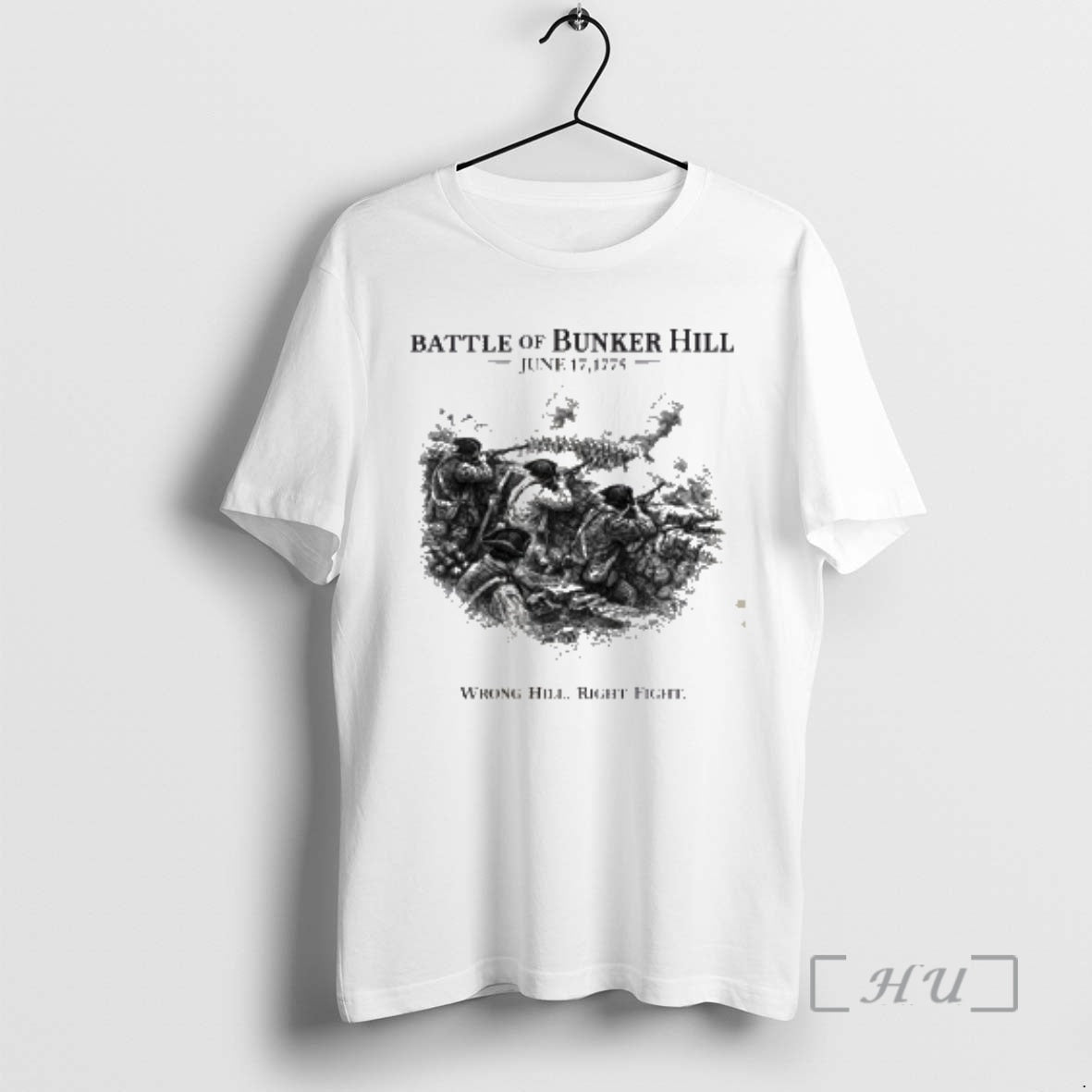 Trending Battle Of Bunker Hill Wrong Hill Right Fight T-Shirts, Hoodie, Sweatshirt | ZylaModa.com