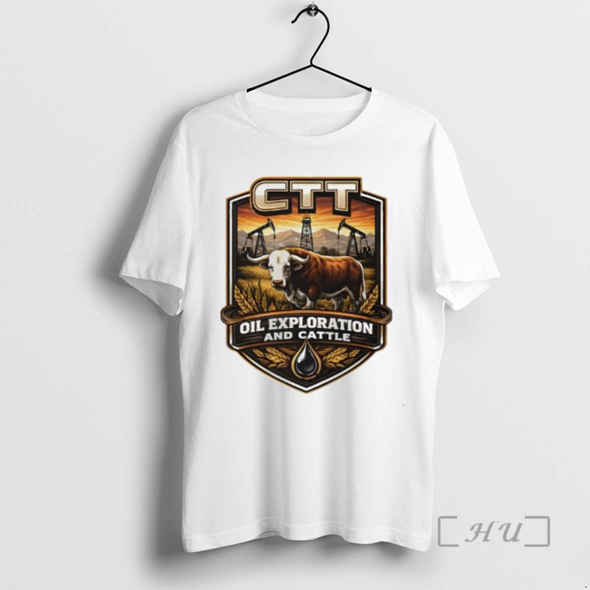 Trending Ctt Oil Exploration And Cattle Retro Funny T-Shirts, Hoodie, Sweatshirt | ZylaModa.com